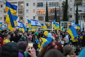 March for Ukraine in Tel Aviv