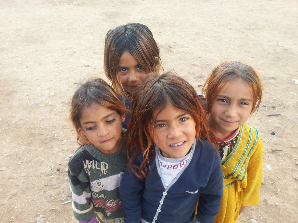Bedouin children in Israel