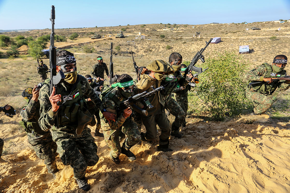 Terrorists train in Gaza
