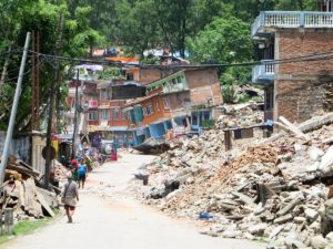Scenes of destruction from the Nepal earthquake