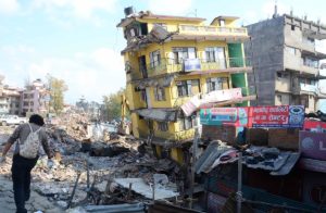 Scenes of destruction from the Nepal earthquake