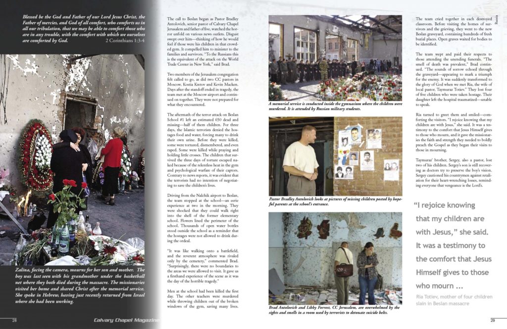 For Zion's Sake Ministry in Beslan, Russia