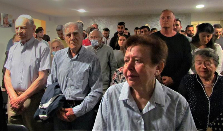 Commemoration Ceremony with Holocaust Survivors and Hebrew University students in Jerusalem