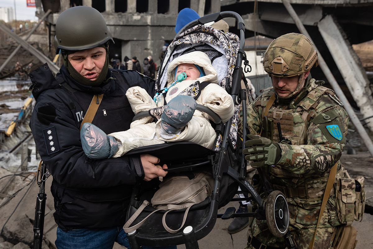 War in Ukraine - Baby Rescued
