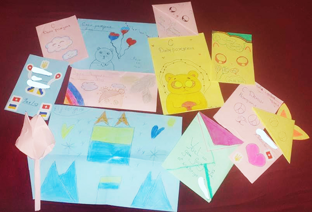 Love letters from Ukrainian orphans